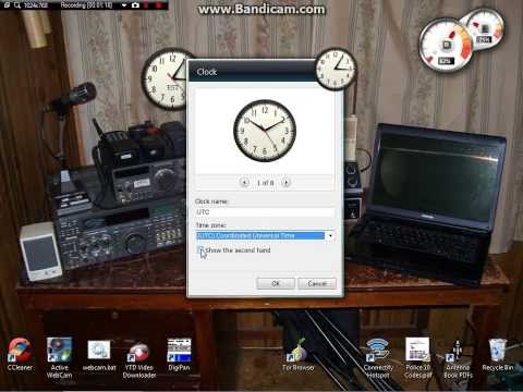 utc clock desktop
