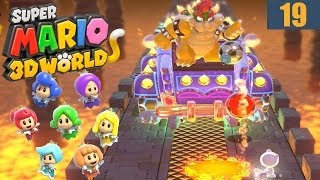 Super Mario 3D World Let´s Play #019 [GERMAN] - Arschtritt für Bowser!