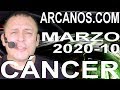 Video Horóscopo Semanal CÁNCER  del 1 al 7 Marzo 2020 (Semana 2020-10) (Lectura del Tarot)