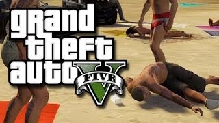 GTA 5 Online - Crazy Planes Drive Themselves! (GTA 5 Funny Moments and Glitches!)