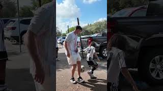 1 vs 1… WHO WINS? #football #vlog #challenge