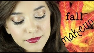 Fall MakeUp Tutorial: Autunno con labbra intense e occhi bronzo-rame  - MagicoSettembre (Giorno #12)