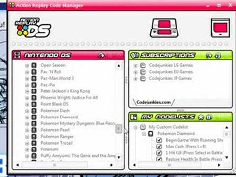 How to use the Action Replay Code Manager. (Updated Version) - YouTube