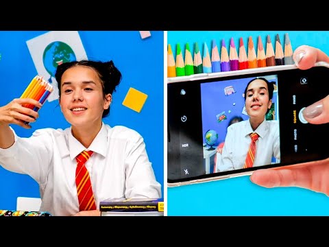 FUNNY SCHOOL SUPPLY HACKS || School Hacks for Everyone by 5-Minute DECOR!