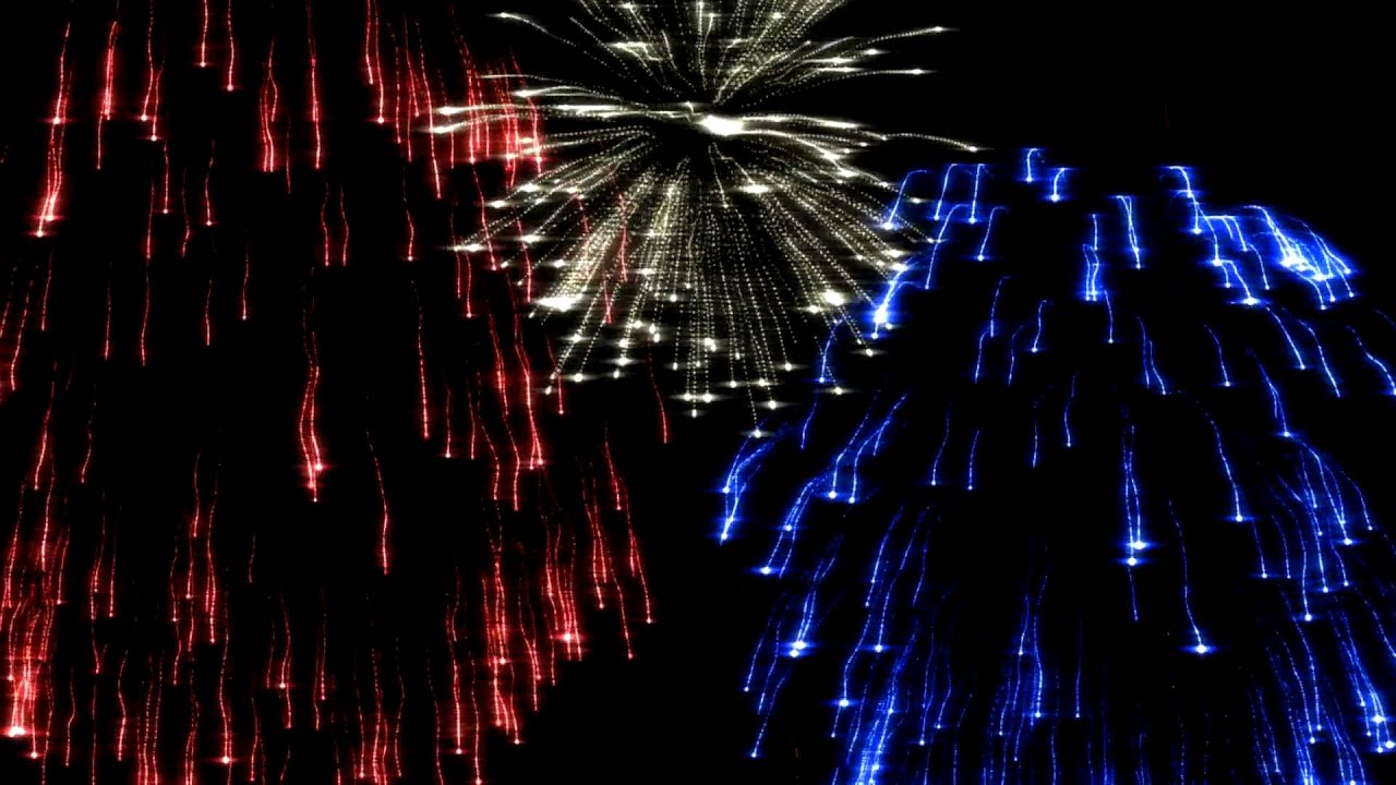 red and white fireworks hd