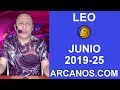 Video Horscopo Semanal LEO  del 16 al 22 Junio 2019 (Semana 2019-25) (Lectura del Tarot)