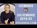Video Horscopo Semanal GMINIS  del 25 al 31 Diciembre 2016 (Semana 2016-53) (Lectura del Tarot)