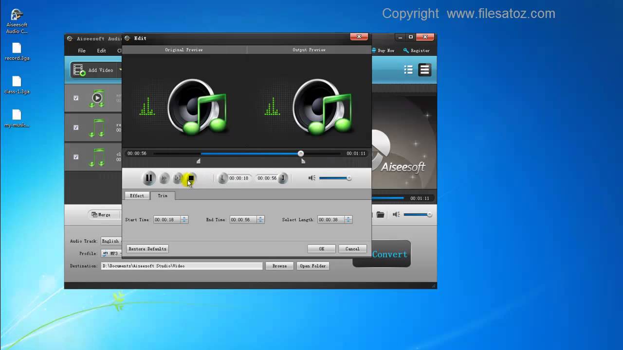 How to convert Samsung recording 3GA to MP3 - YouTube