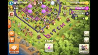 Video Clash Of Clans Attaque Sorcier + Quelque Projet !