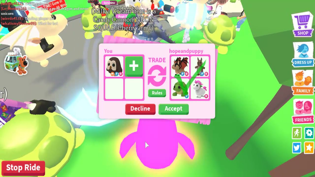 What,People,Trade,for,Mega,Neon,Owl,in,Adopt,Me,Roblox,Game.