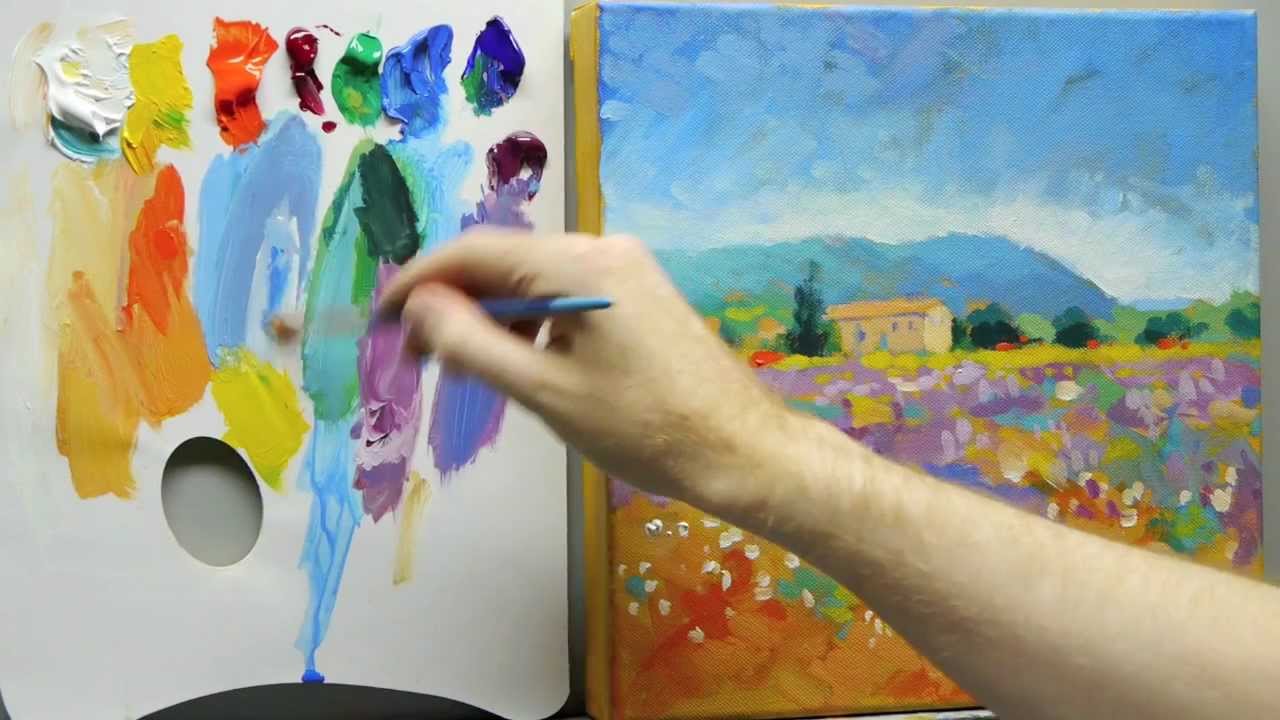 How to paint like Monet: Part 3 - Step-by-step Impressionist landscape