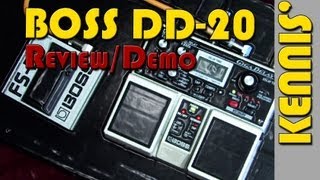 Boss DD-20 Giga Delay Pedal Review / Demo