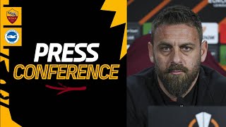 🟨? LIVE🟥?? La conferenza stampa di Daniele De Rossi e Gianluca Mancini alla vigilia di Roma-Brighton