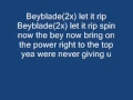 beyblade lyrics