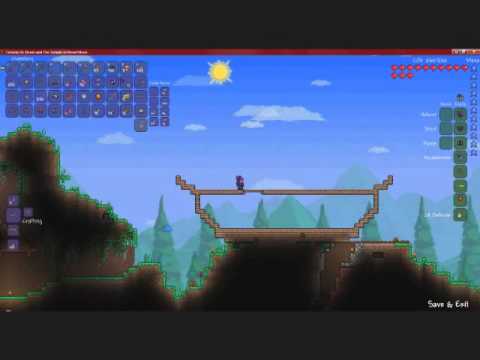 TERRARIA CHALLENGE SHOWCASE:Building a boat - YouTube