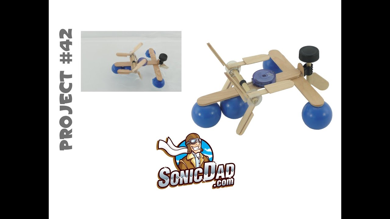 Ping Pong Paddle Boat with Popsicle Stick Paddles - SonicDad Project 