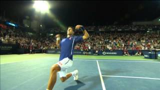 Novak Djokovic Dances After Rogers Cup Win In Montreal 2013