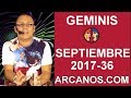 Video Horscopo Semanal GMINIS  del 3 al 9 Septiembre 2017 (Semana 2017-36) (Lectura del Tarot)