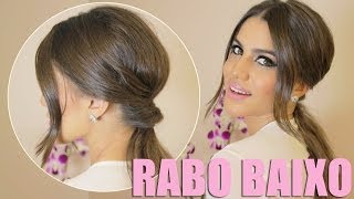 Penteado: Rabo baixo com Volume