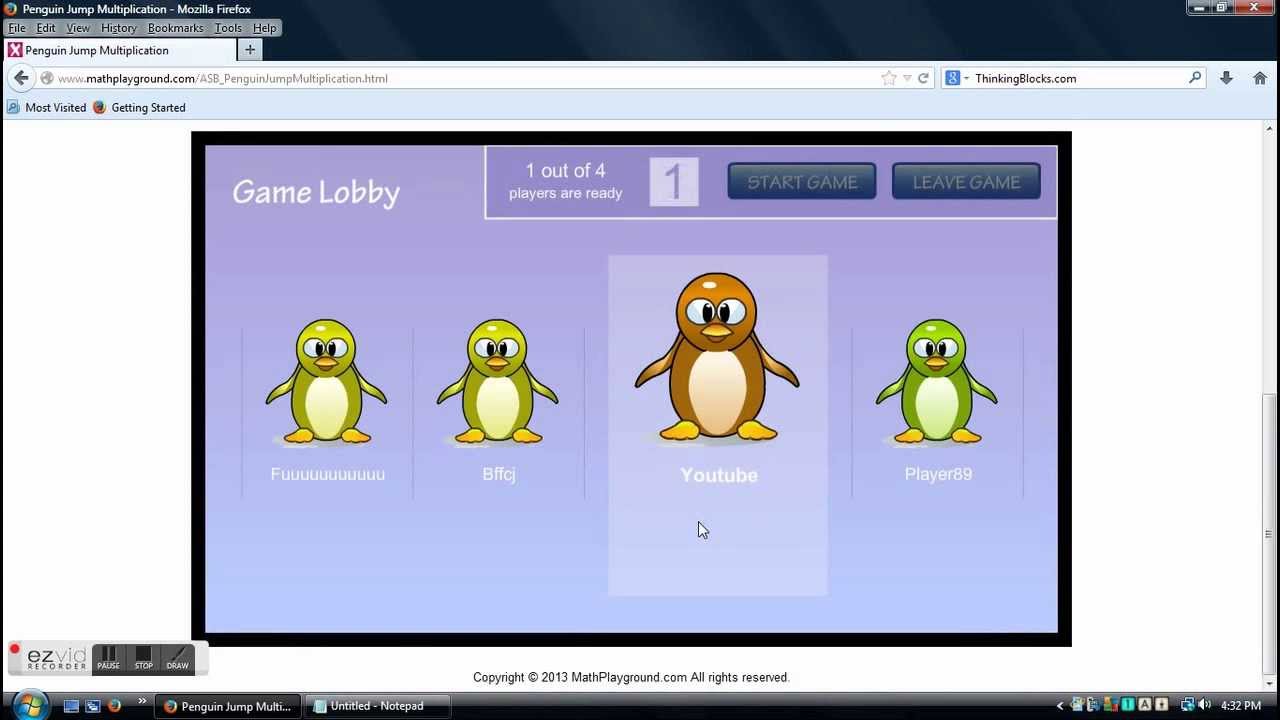 Penguin Multiplication - YouTube