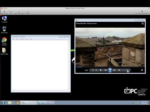 Teradici PCoIP - My Corporate Desktop "real world" experience, 7300 miles away -