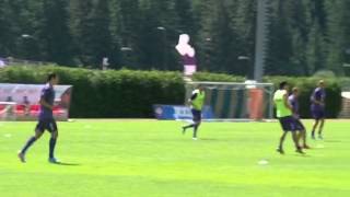 VIDEO VIOLANEWS: Gomez e Joaquin in allenamento