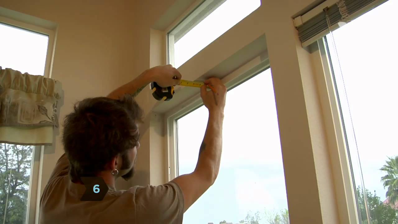 Installing Blinds In Living Room Window