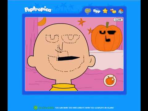 Poptropica walkthrough: Great Pumpkin Charlie Brown Part 2 - YouTube