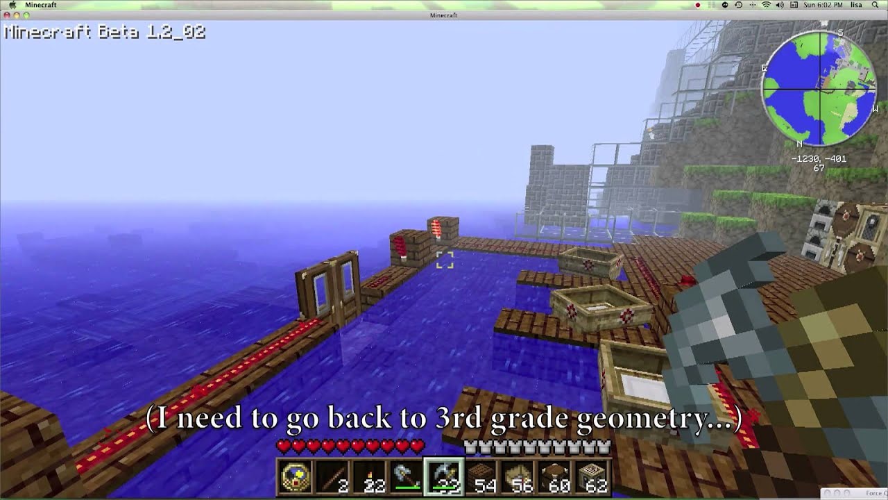Minecraft Tutorial: How to Build an Automated Boat Dock - YouTube