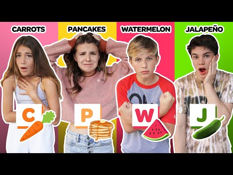 Last To Stop EATING FOOD in the LETTER OF YOUR NAME **FUNNY Challenge**🥕🍉| Piper Rockelle