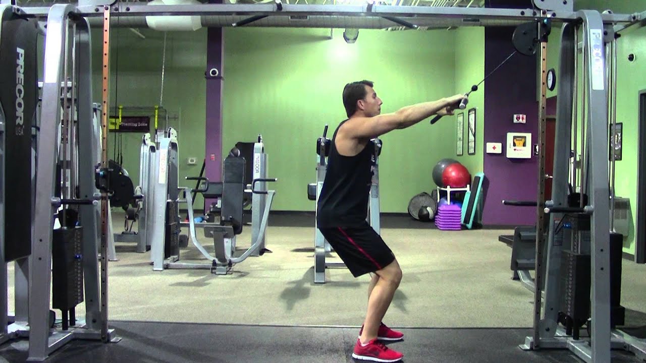 Straight Arm Pulldown - HASfit Lat Exercise Demonstration - Cable