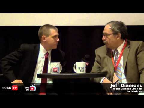 Disability Attorney Jeff Diamond gets interviewed by the Texas Bar