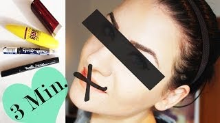 3 Minute Make-up Challenge! Fashion Hero inspired   | rebeccafloeter