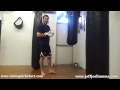 Boxing/Muay Thai/MMA Heavy Bag Technique/Concept - Stopping the Swing w/ the Cross