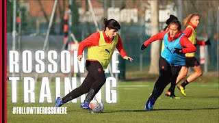 Rossonere training ahead of the Coppa Italia | Training | Members Exclusive