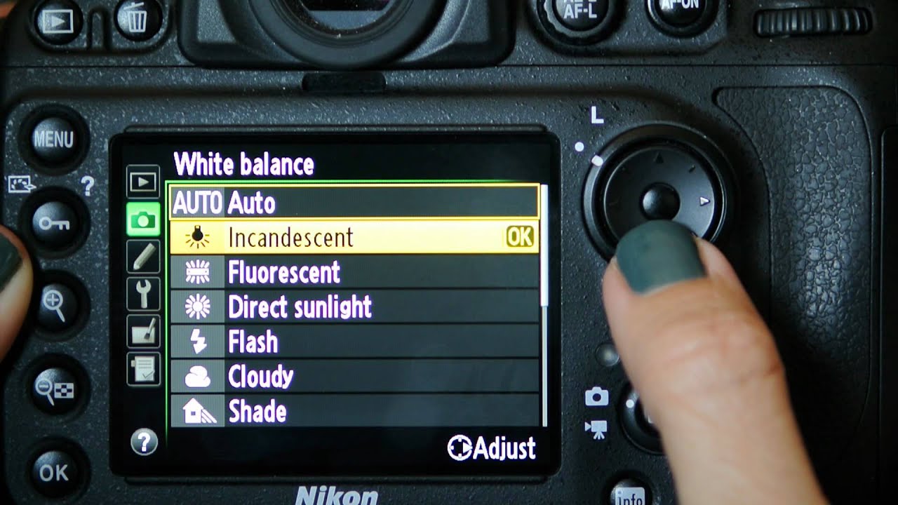 Nikon D800 Shooting Menu - YouTube