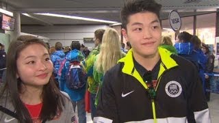 U.S. athletes arrive in Sochi