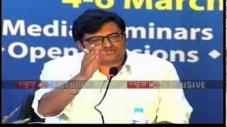 Arnab Goswami takes on Ashutosh and AAP