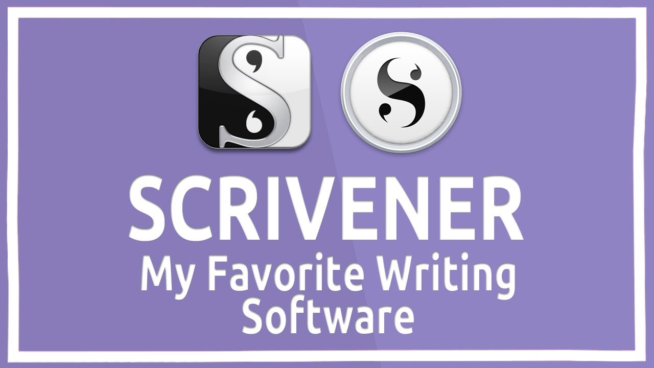 scrivener writing software