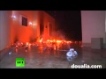 リビア 9.11ｱﾒﾘｶ大使殺害 4人死亡  領事館炎上 内部も無法地帯 ベンガジ