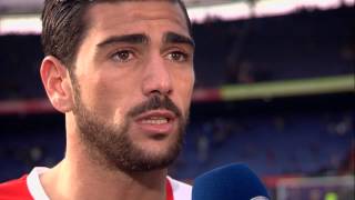 Pellè gaat niet in discussie met 'Ajax-supporter'