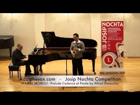 Josip Nochta Competition MAIKEL MORELLI Prelude Cadence et Finale by Alfred Desenclos