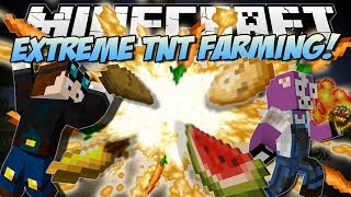 Minecraft | EXTREME TNT FARMING MOD! (Explosive Carrots, Potatoes & More!) | Mod Showcase