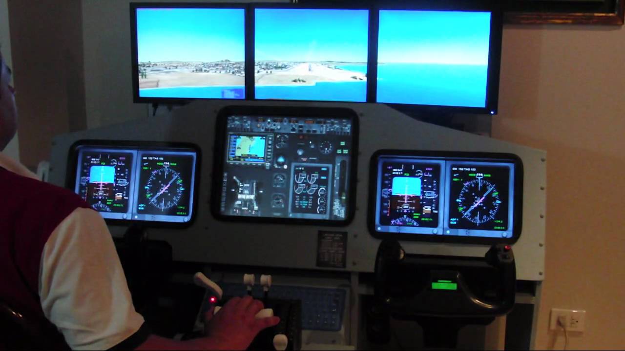 flight simulator home cockpit youtube