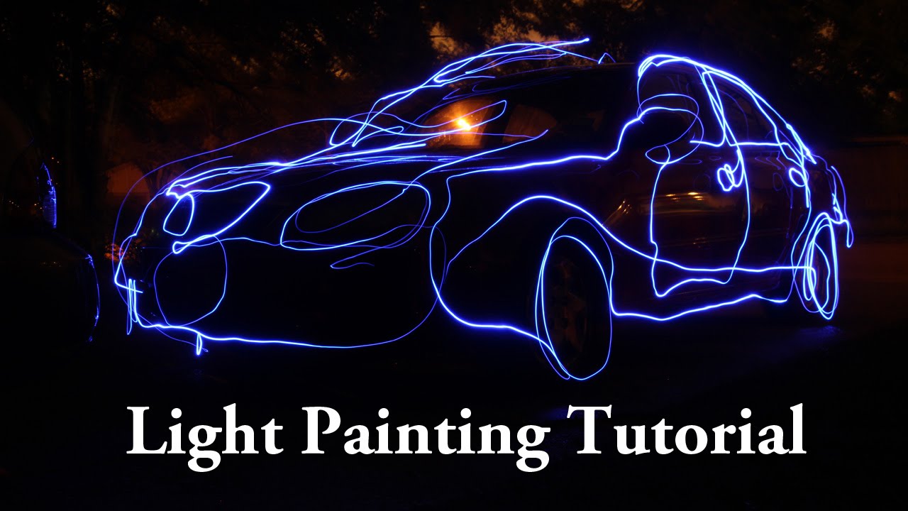Light Painting Tutorial Using Flashlights and Speedlights - Night