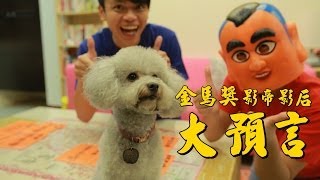 嘎奇麥唬爛#6：金馬獎影帝影后大預言。靈犬花花鐵口直斷 (蔡阿嘎網路流言終結者)