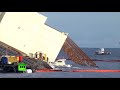 Подъем Costa Concordia (CC recovery operation)