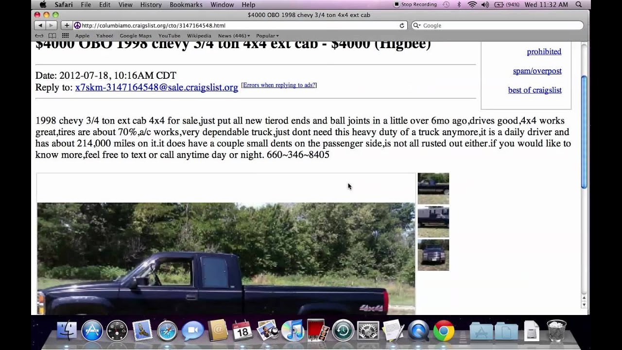 Craigslist Columbia Missouri Used Trucks, Cars and Vans For Sale by