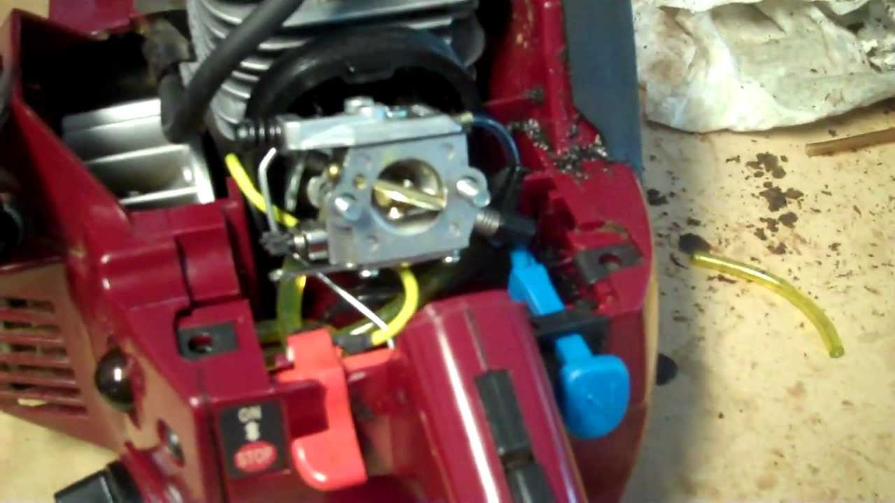 Chainsaw Fuel Line Replacement - YouTube