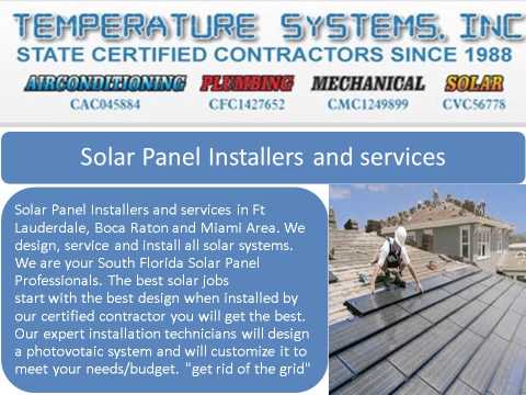 TEMPERATURE SYSTEMS INC:AC Service in Davie FL